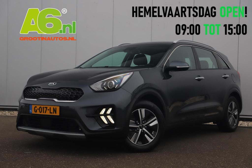 Kia Niro 1.6 GDi Hybrid DynamicLine 140PK Automaat Half Lede, Gebruikt, Euro 6, Leder en Stof, Origineel Nederlands