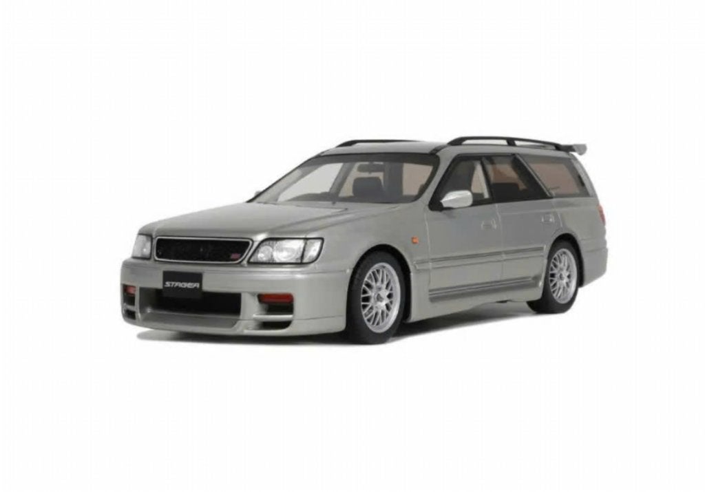 Nissan Stagea Autech 260RS Sonic KR4 ZILVER 1997 1/18 OT471, Verzenden, Nieuw, Auto, Overige merken