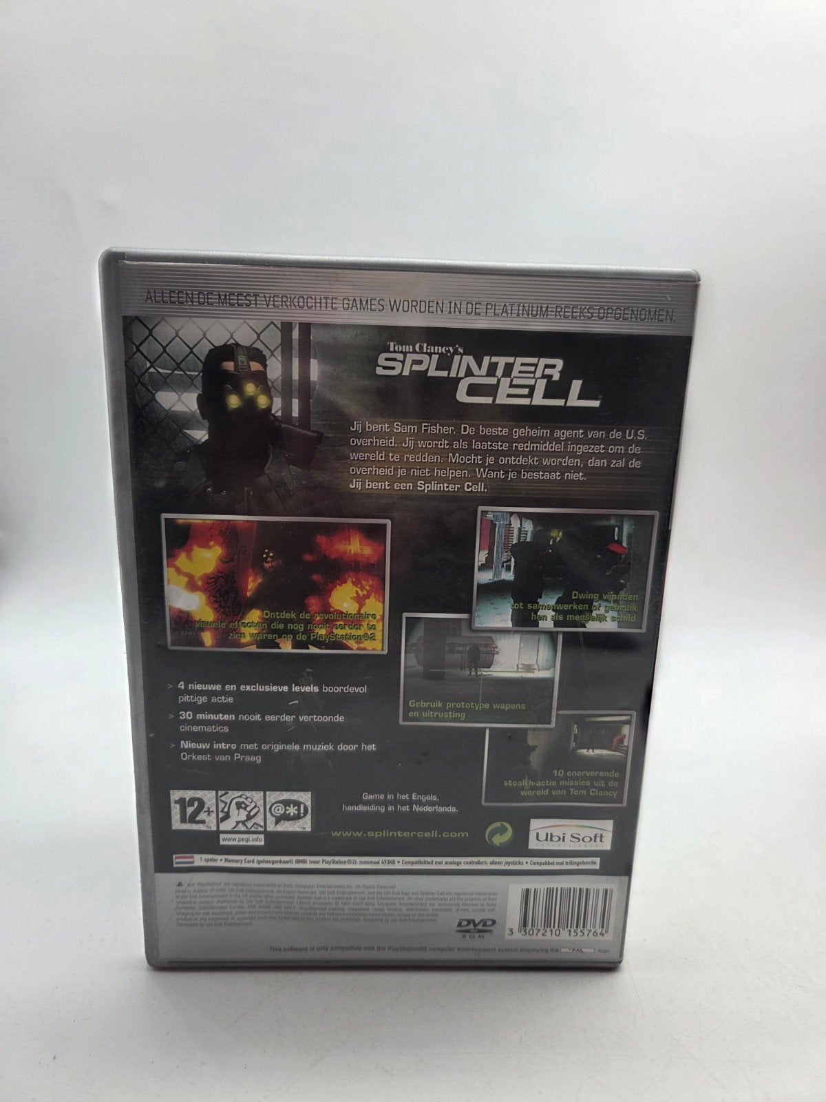 Tom Clancy's Splinter Cell - PlayStation 2 (PS2), Gebruikt, Ubisoft Entertainment S.A., 2 Cité de l'Innovation, 93696 Pantin Cedex, Frankrijk