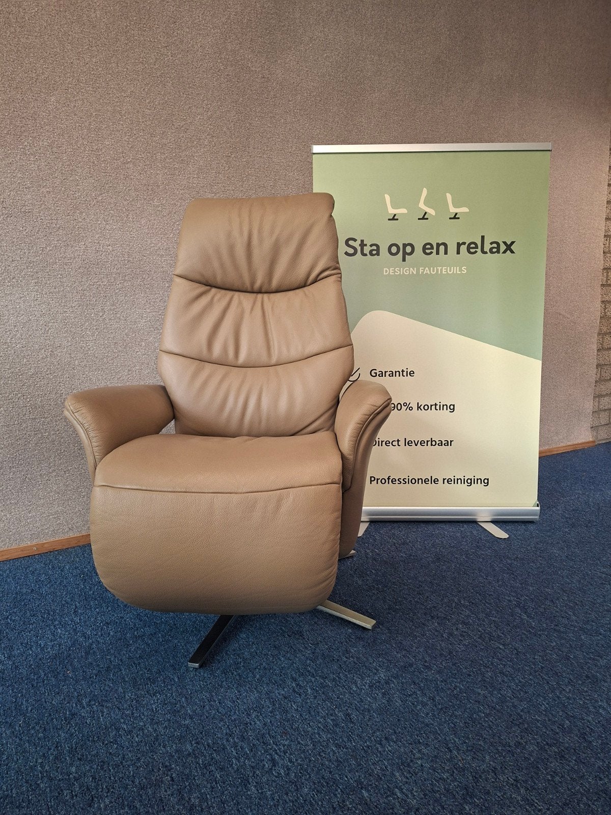 sta op relax fauteuil Meubelzorg Jolie ZGAN evt. op accu 🔋, Huis en Inrichting, Hoofdstraat 60 Schijndel, Ophalen of Verzenden