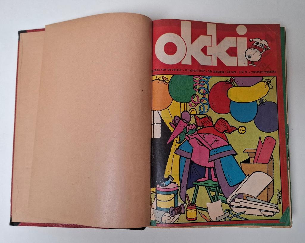 Okki, ingebonden jaargang 1972, Ophalen of Verzenden, Gelezen