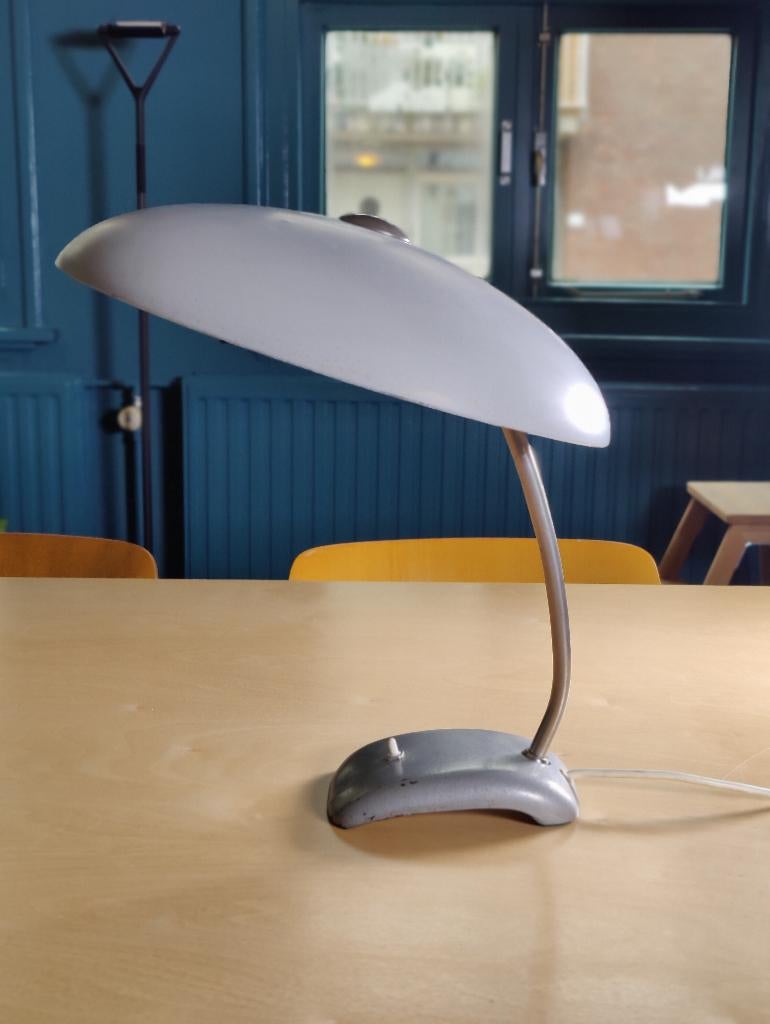 Prachtige Bauhaus 1950s bureaulamp, midcentury, Huis en Inrichting, Lampen | Tafellampen, Gebruikt, Bauhaus, Ophalen of Verzenden