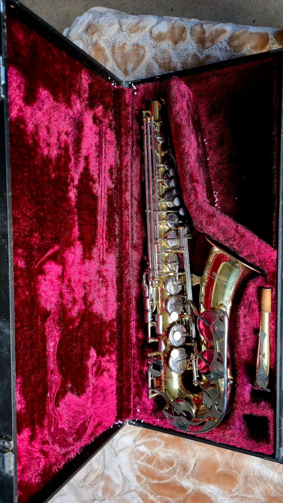 Yamaha YAS-25 Altsaxofoon (Made in Japan) - Complete Set, Muziek en Instrumenten, Ophalen, Gebruikt, Alt