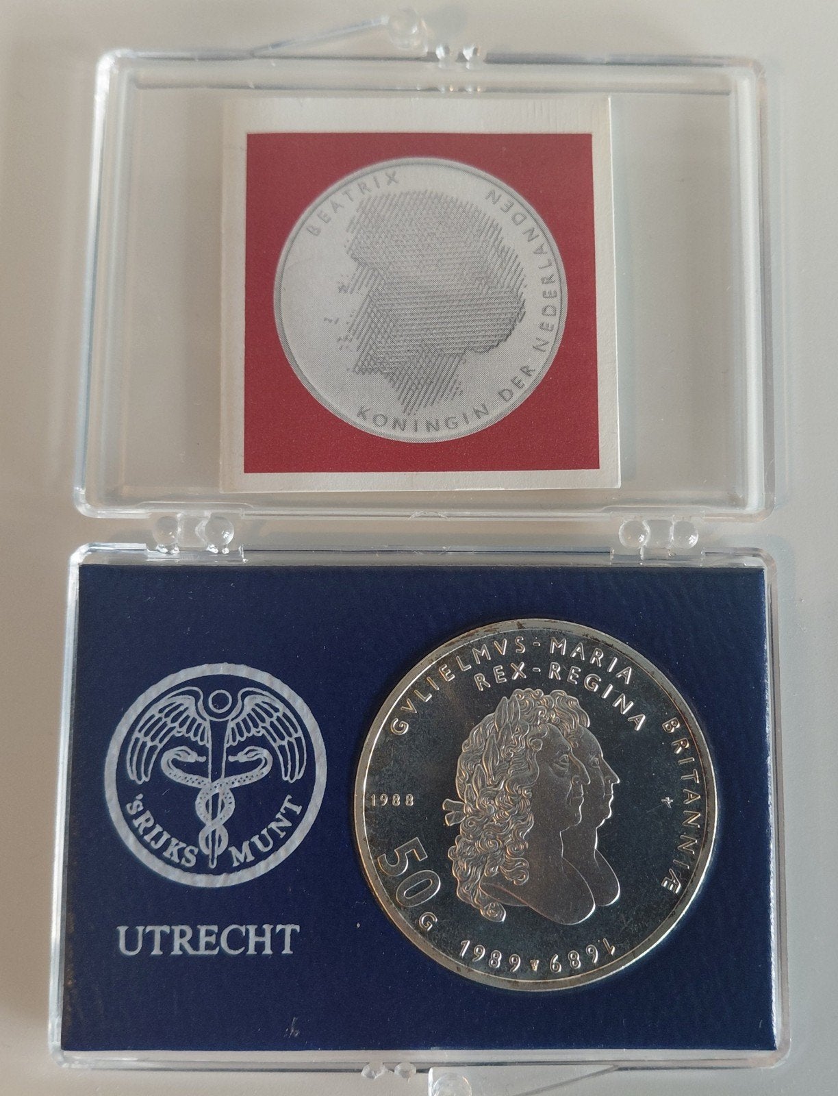 zilveren 50 gulden munt AG 925, Postzegels en Munten, Munten | Nederland, Ophalen of Verzenden, Koningin Beatrix, 50 gulden, Zilver