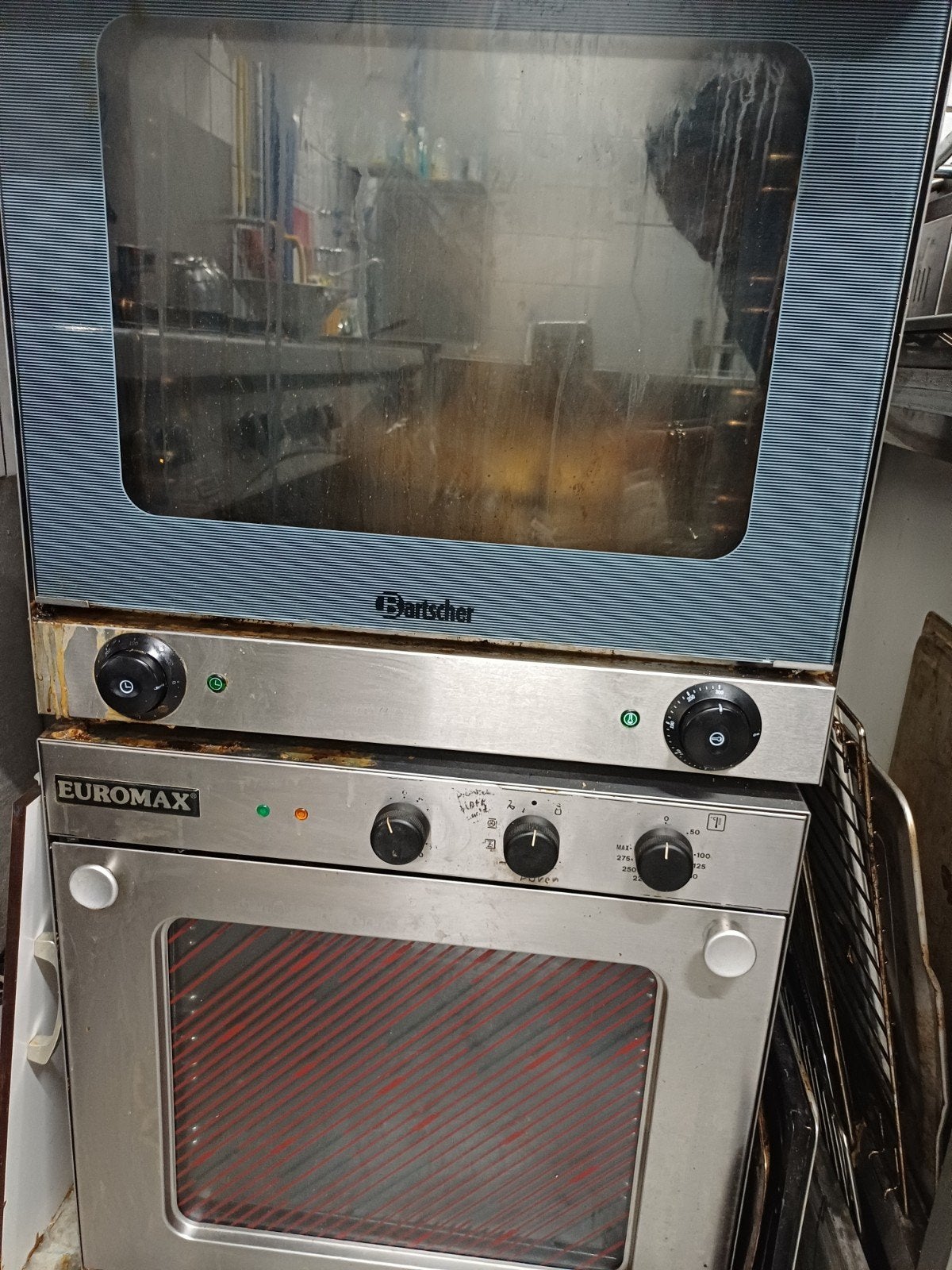 2 gebruikte ovens, werken prima, Ophalen, Gebruikt, Oven, Bartscher