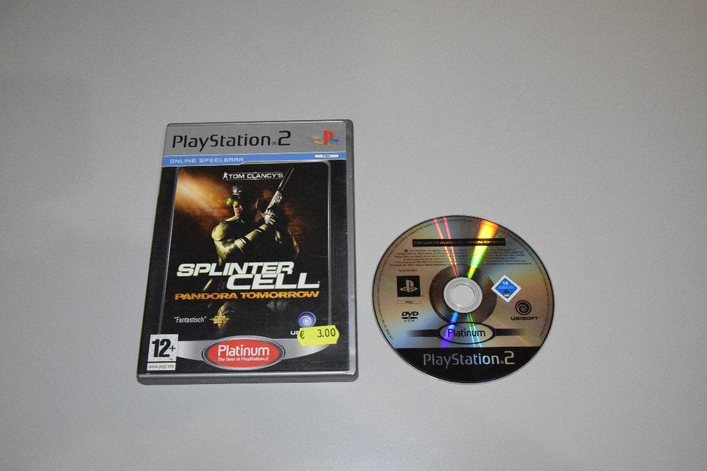 Playstation 2 (PS2): Splinter Cell : Pandora Tomorrow, Spelcomputers en Games, Games | Sony PlayStation 2, Gebruikt, Shooter, 1 speler