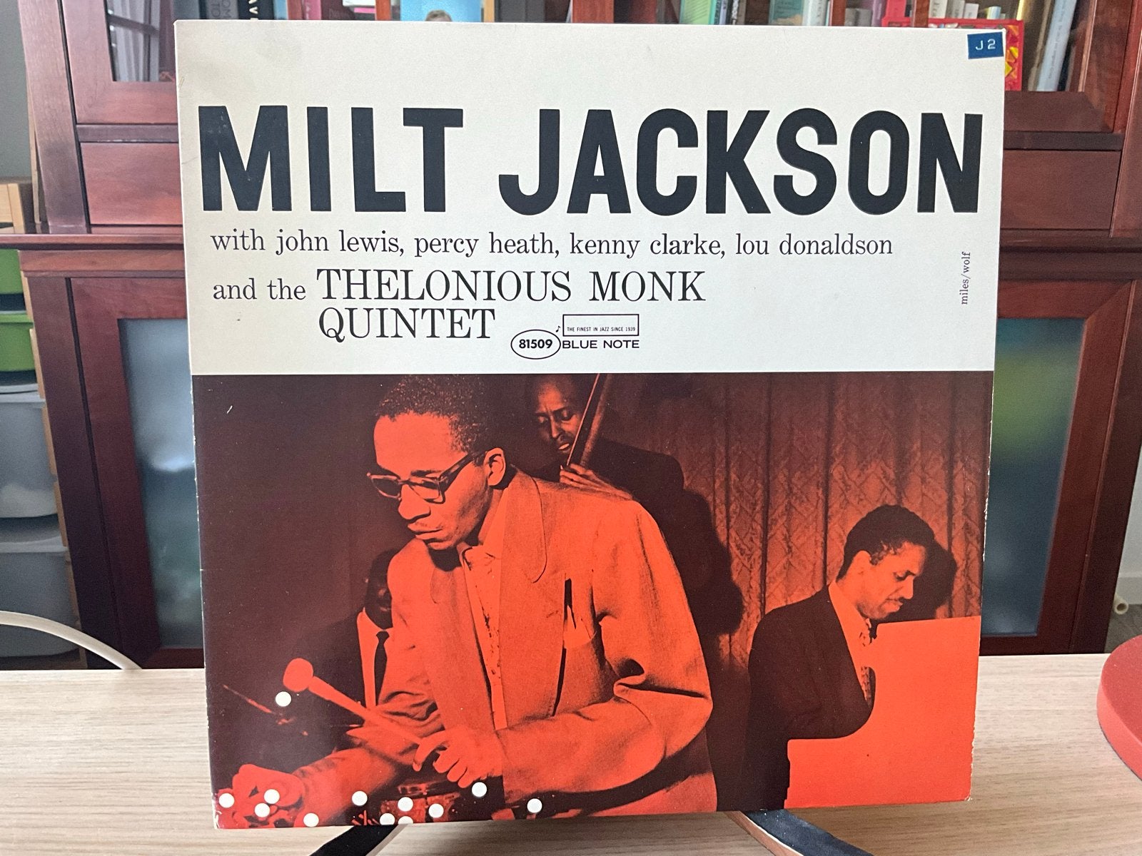Milt Jackson & The Thelonious Monk Quintet - Blue Note LP, Cd's en Dvd's, LP, Gebruikt, Ophalen of Verzenden, 12 inch