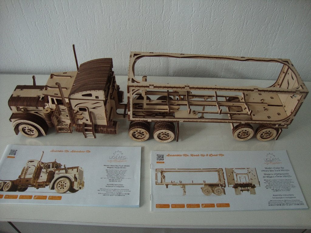 UGEARS vrachtauto en aanhangwagen, Overige merken, Groter dan 1:32, Nieuw, Ophalen of Verzenden