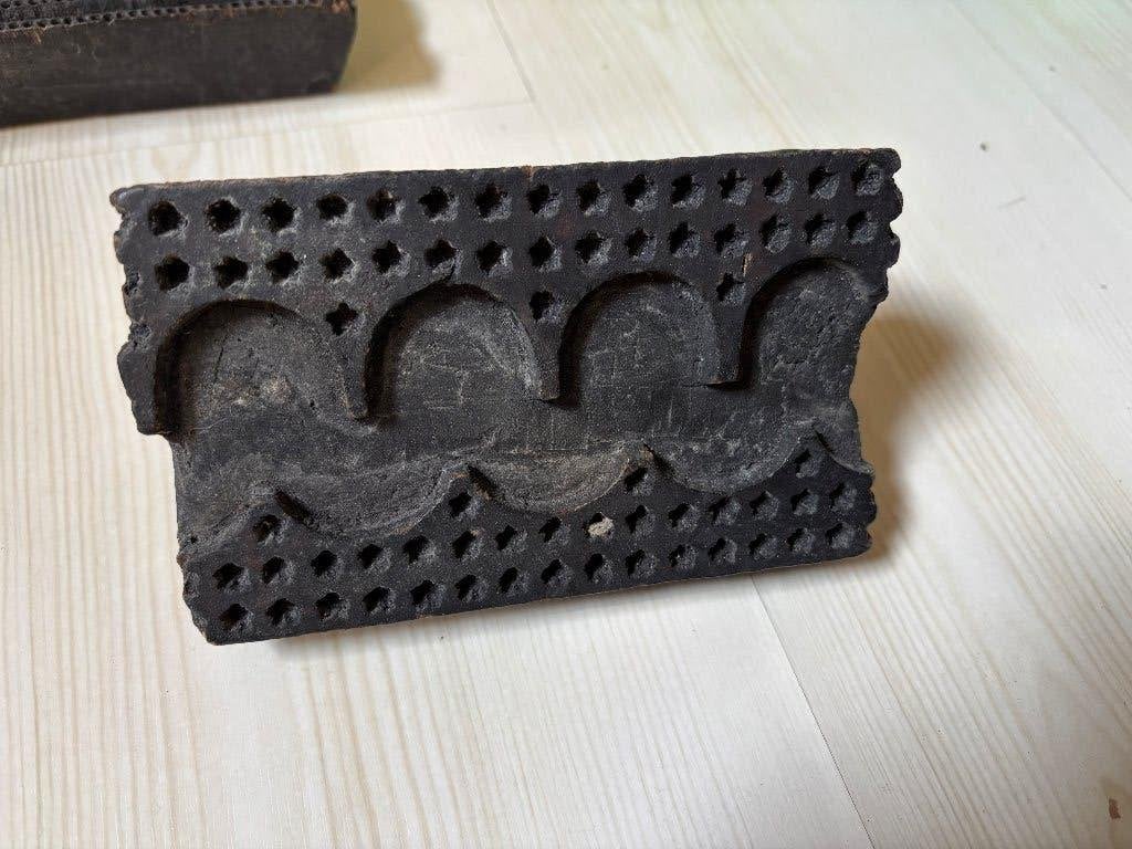 Stempel origineel batik, Ophalen of Verzenden, Gebruikt, Houten stempel