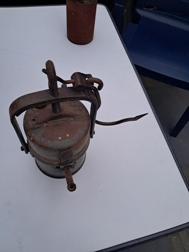 Mijnwerkers lamp, Ophalen of Verzenden