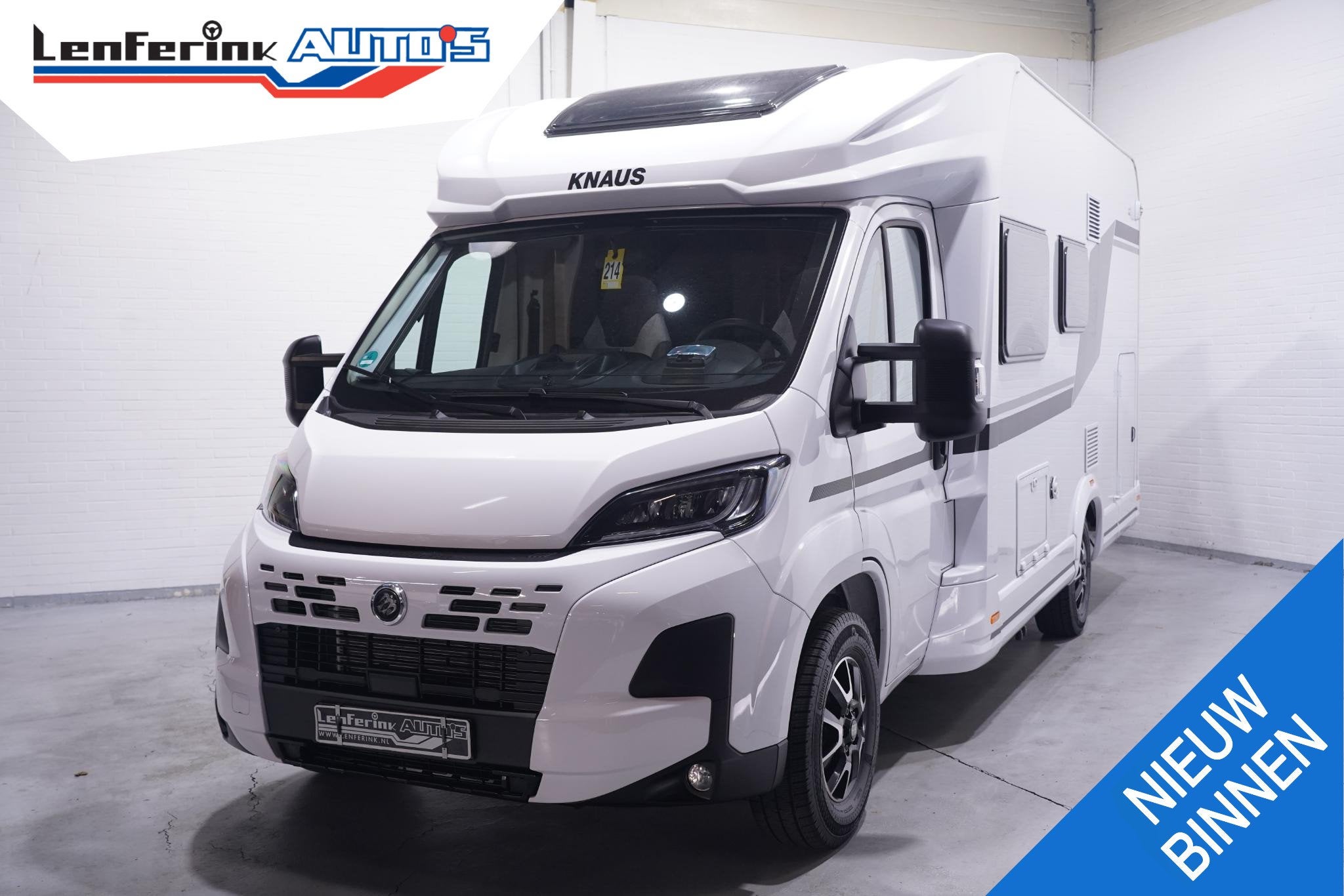 Knaus R15 Live Wave 650 MG Platium Selection Airco Navi, Cam, Caravans en Kamperen, Campers, Verwarmde buitenspiegels, 6 tot 7 meter