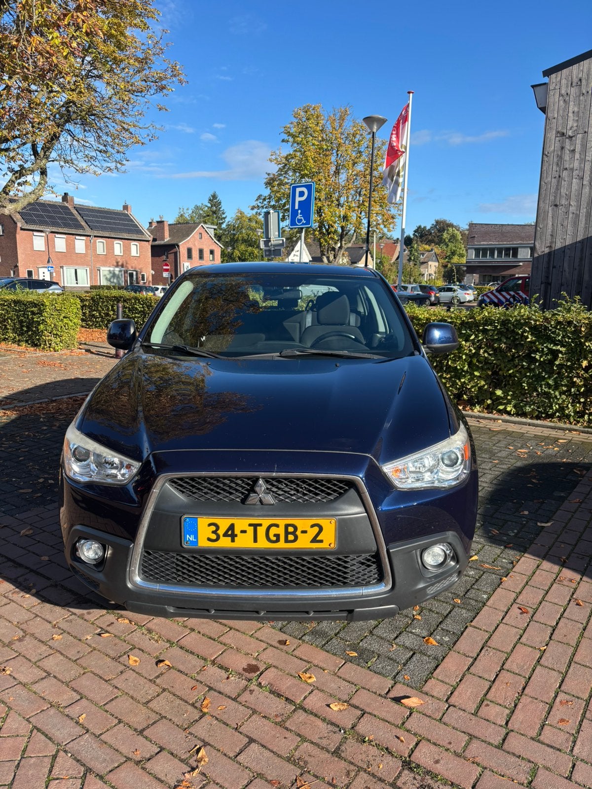 Mitsubishi ASX 1.6 ClearTec 86KW 2012 Blauw, Auto's, Voorwielaandrijving, 4 cilinders, 1200 kg, Handgeschakeld