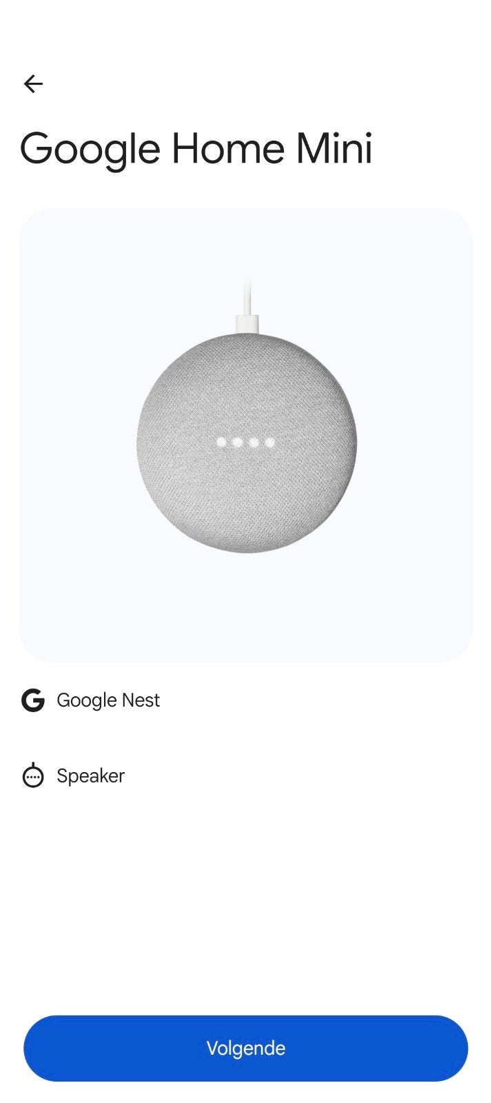 Google Home Mini (Grijs) - Slimme Speaker, Slimme speaker, Ophalen of Verzenden, Minder dan 60 watt, WiFi