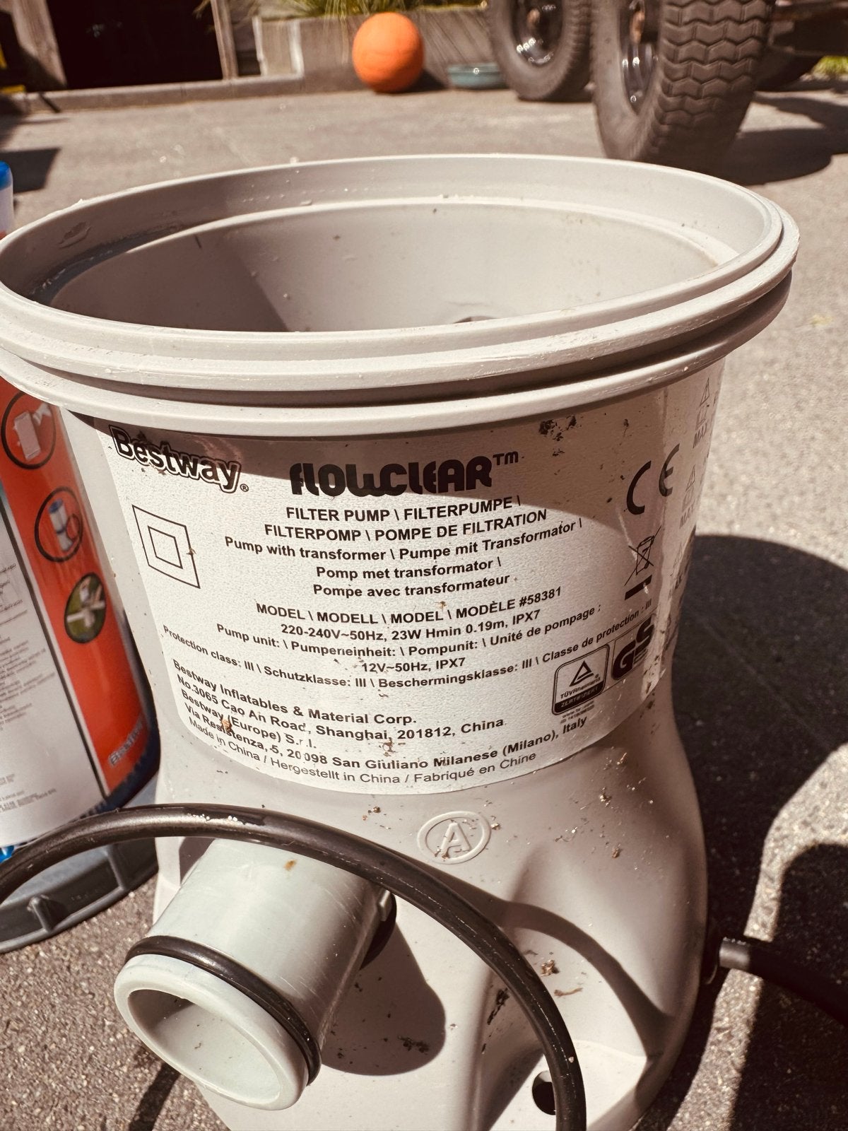 Bestway Flowclear filterpomp voor zwembad, Ophalen of Verzenden, Gebruikt, Zwembadpomp