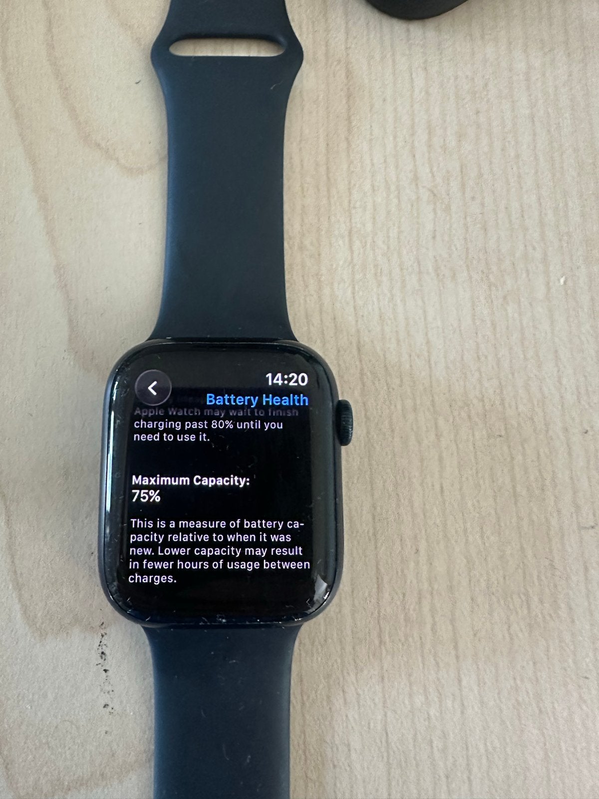 Apple Watch Series 8 LTE, Zwart, IOS, Ophalen of Verzenden, Waterdicht