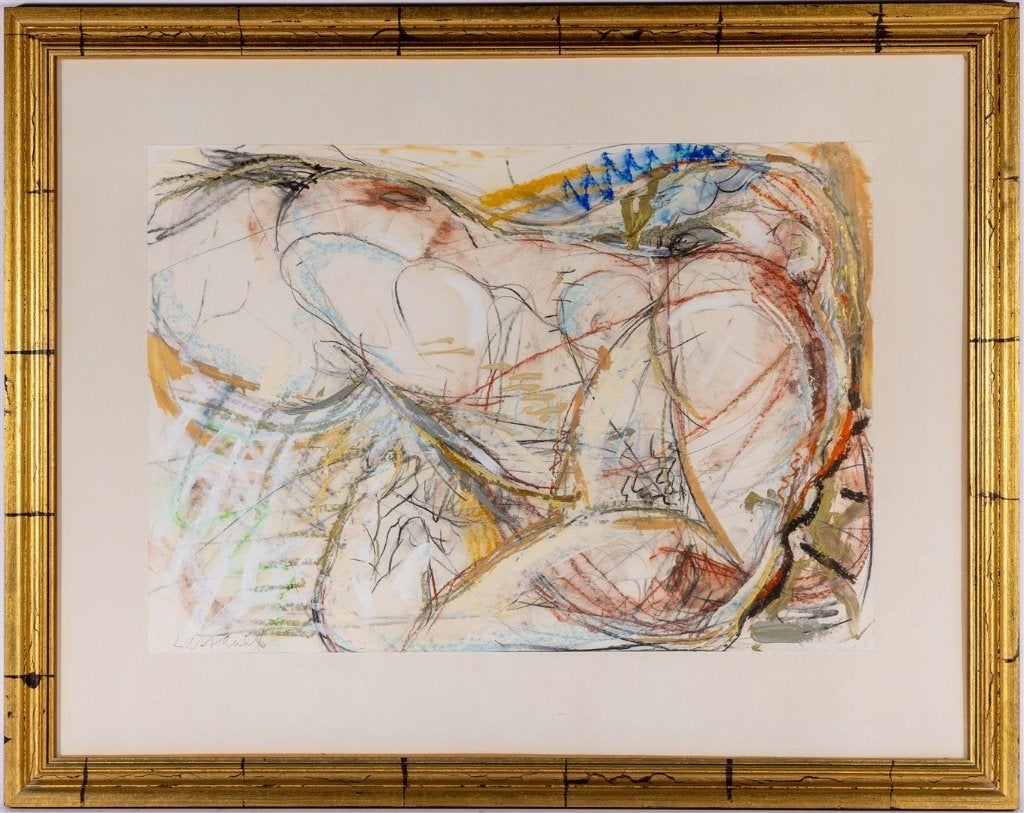 Paul de Lussanet schilderij, gemengde techniek, Ophalen
