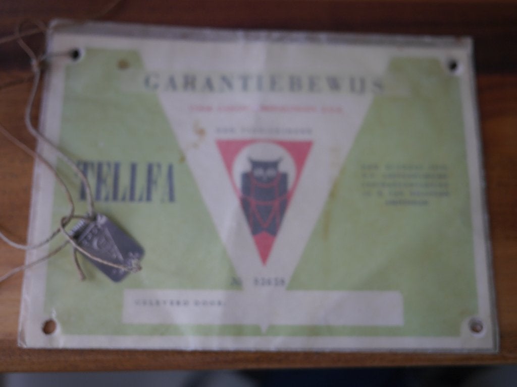 tellfa, TELLFA, Uil, 1959, Ophalen of Verzenden, Gebruikt, Overige typen