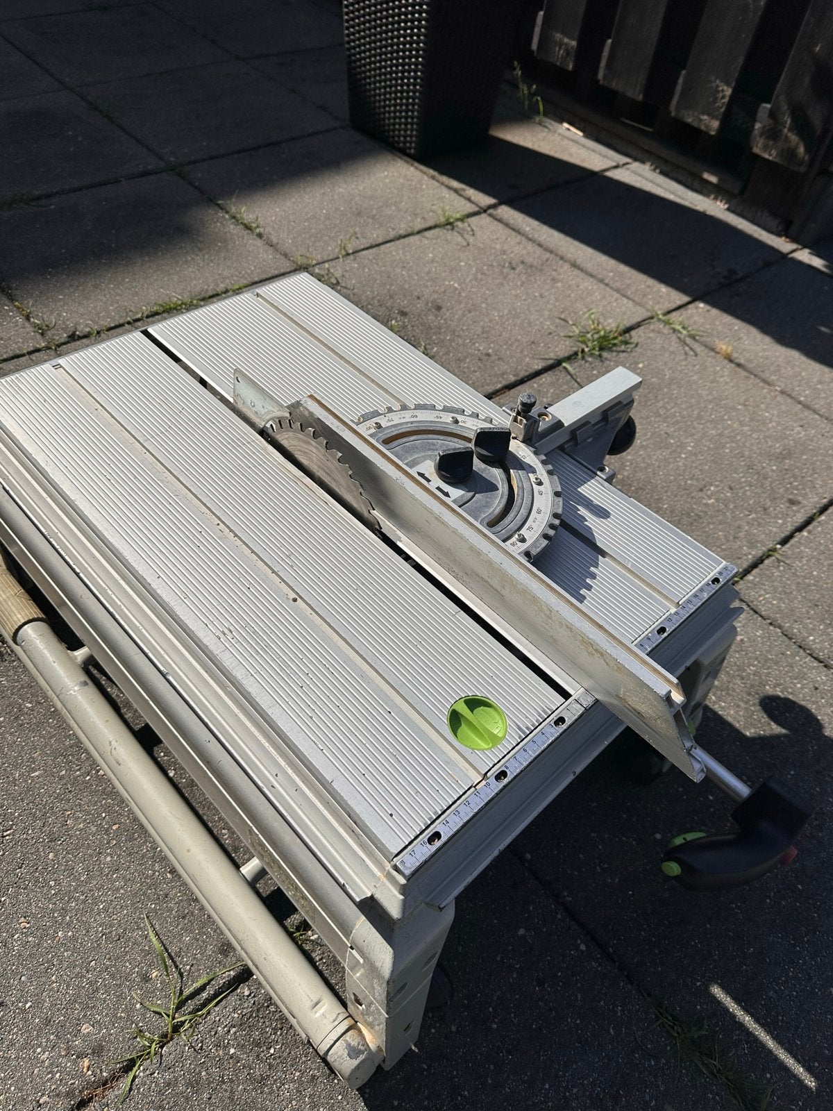 Festool CS 50 EB Precisio Tafelcirkelzaag 1200W, Ophalen, Gebruikt, Cirkelzaag, 30 tot 70 mm