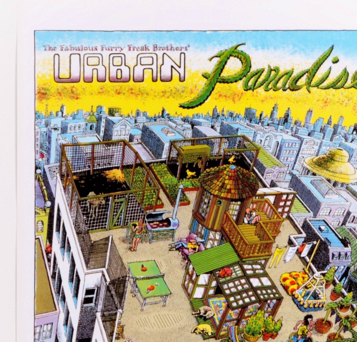 Gilbert Shelton "The Fabulous Furry Freak Brothers’ Urban Pa, Eén comic, Ophalen of Verzenden, Zo goed als nieuw, Amerika