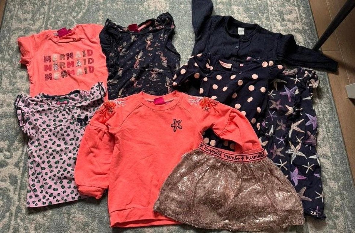 Leuk pakket meisjeskleding Z8 Jubel H&M maat 92/98/104, Ophalen of Verzenden, Gebruikt, Overige maten