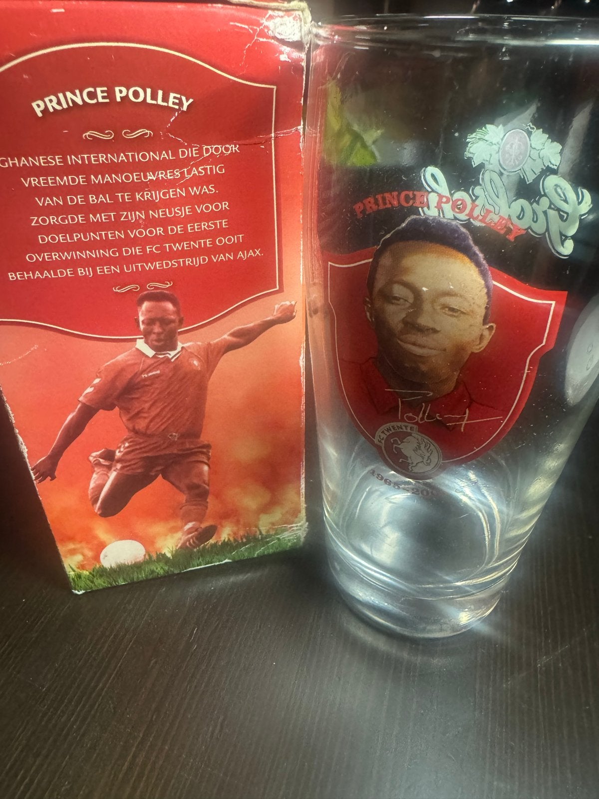 FC Twente Prince Polley glas - NIEUW, Ophalen of Verzenden, Nieuw, F.C. Twente, Overige typen