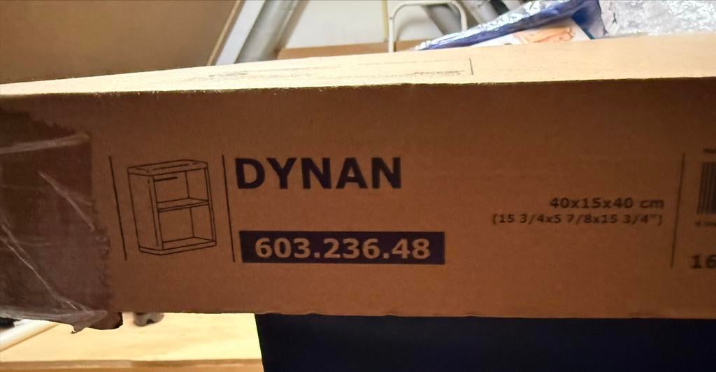 Nieuwe Ikea Dynan badkamerkast wit metaal, Huis en Inrichting, Ophalen of Verzenden, Nieuw