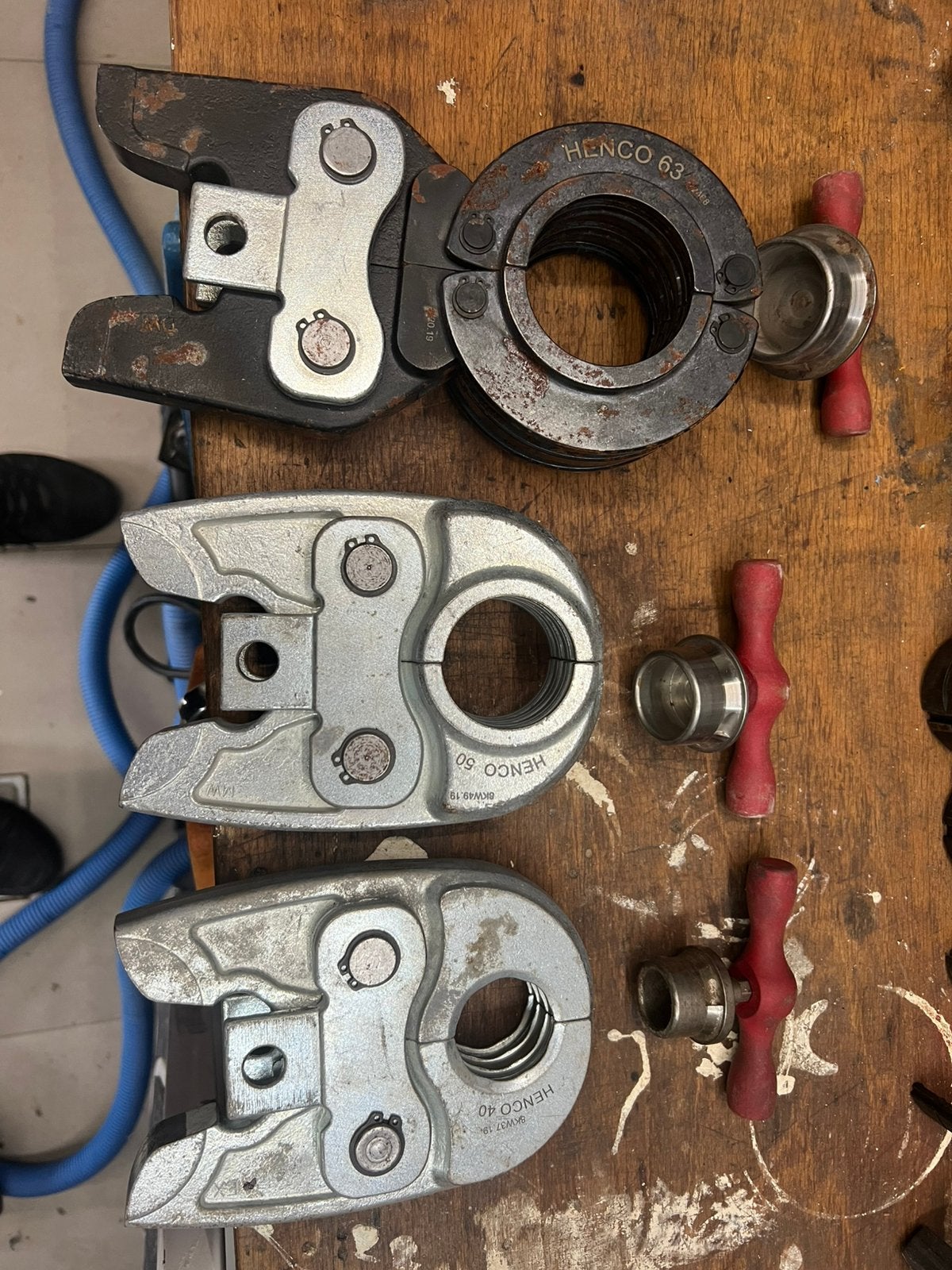 Persbekken hebco TH 40,50,63 mm