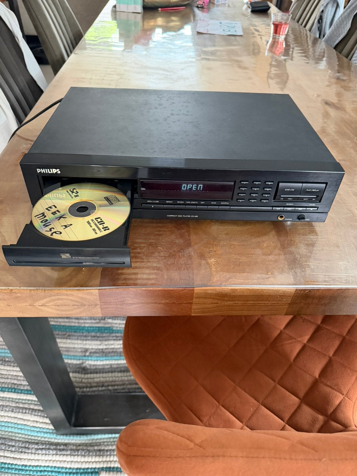 Philips CD 690 CD690 cd speler high end, Audio, Tv en Foto, Cd-spelers, Ophalen of Verzenden, Zo goed als nieuw, Philips