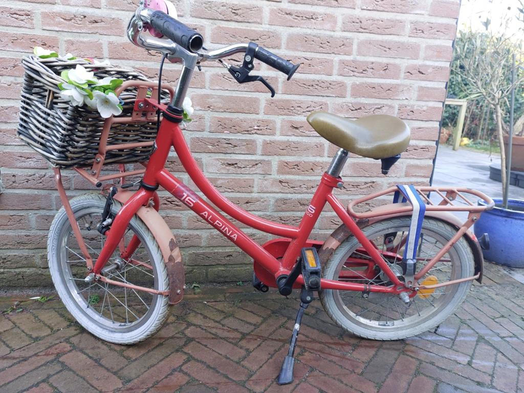 Kinderfiets Alpina, Ophalen, Gebruikt, 16 inch