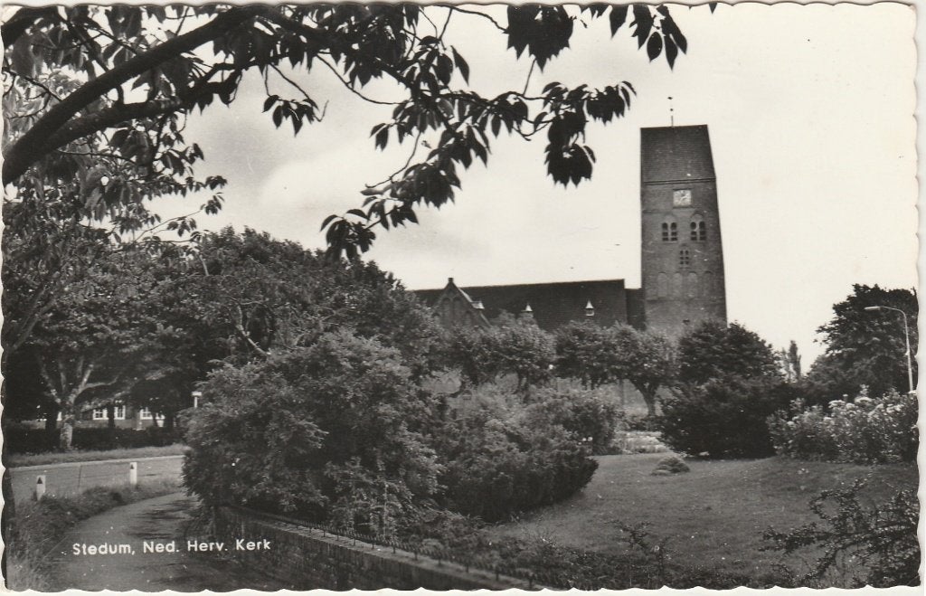 STEDUM Ned. Herv. Kerk, Verzenden, 1960 tot 1980, Gelopen, Groningen