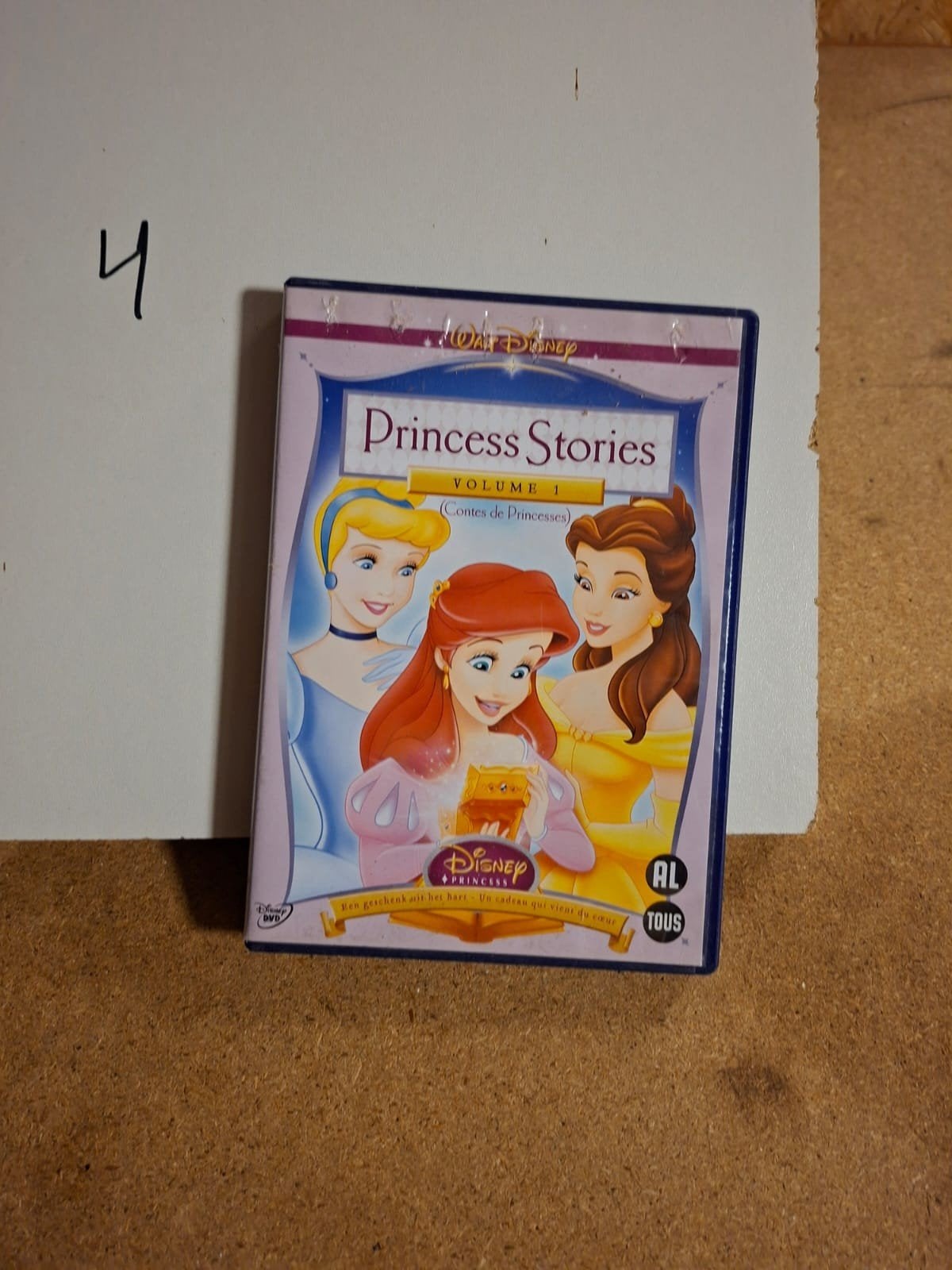 Disney Princess Stories Volume 1 DVD, Gebruikt, Alle leeftijden, Ophalen of Verzenden, Familie
