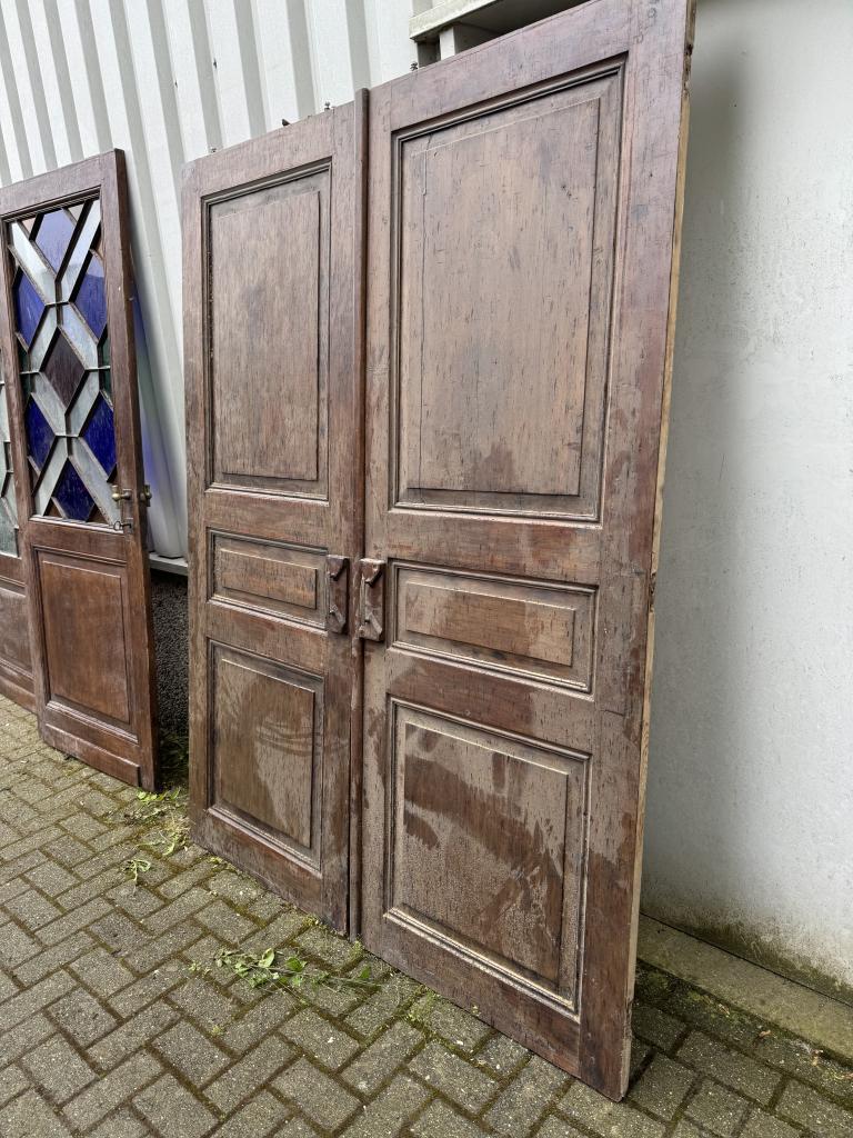 Antieke dubbele deur uit 1880, La belle porte, Jurgen.hoogenboezem@gmail.com, 120 cm of meer, Binnendeur