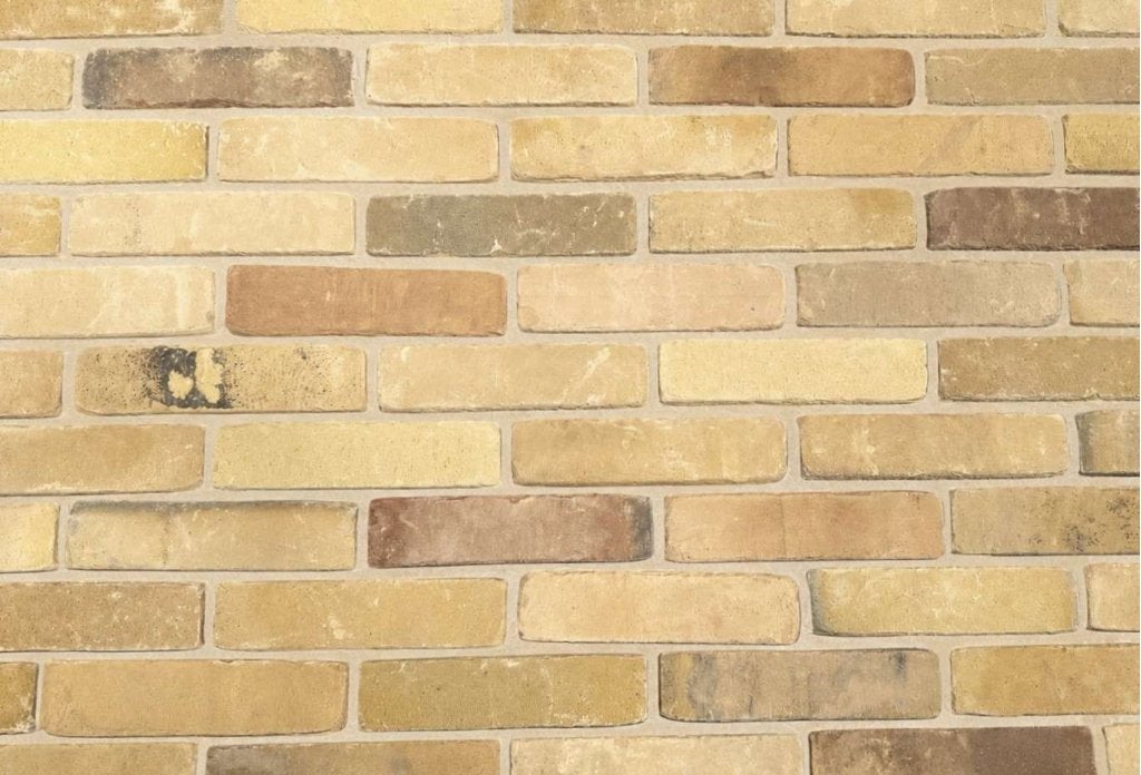 € 0,49 per st metselsteen gevelstenen WF ws geel getrommeld, Doe-het-zelf en Verbouw, Metselstenen, Niet ingevuld, Verzenden, Bakstenen