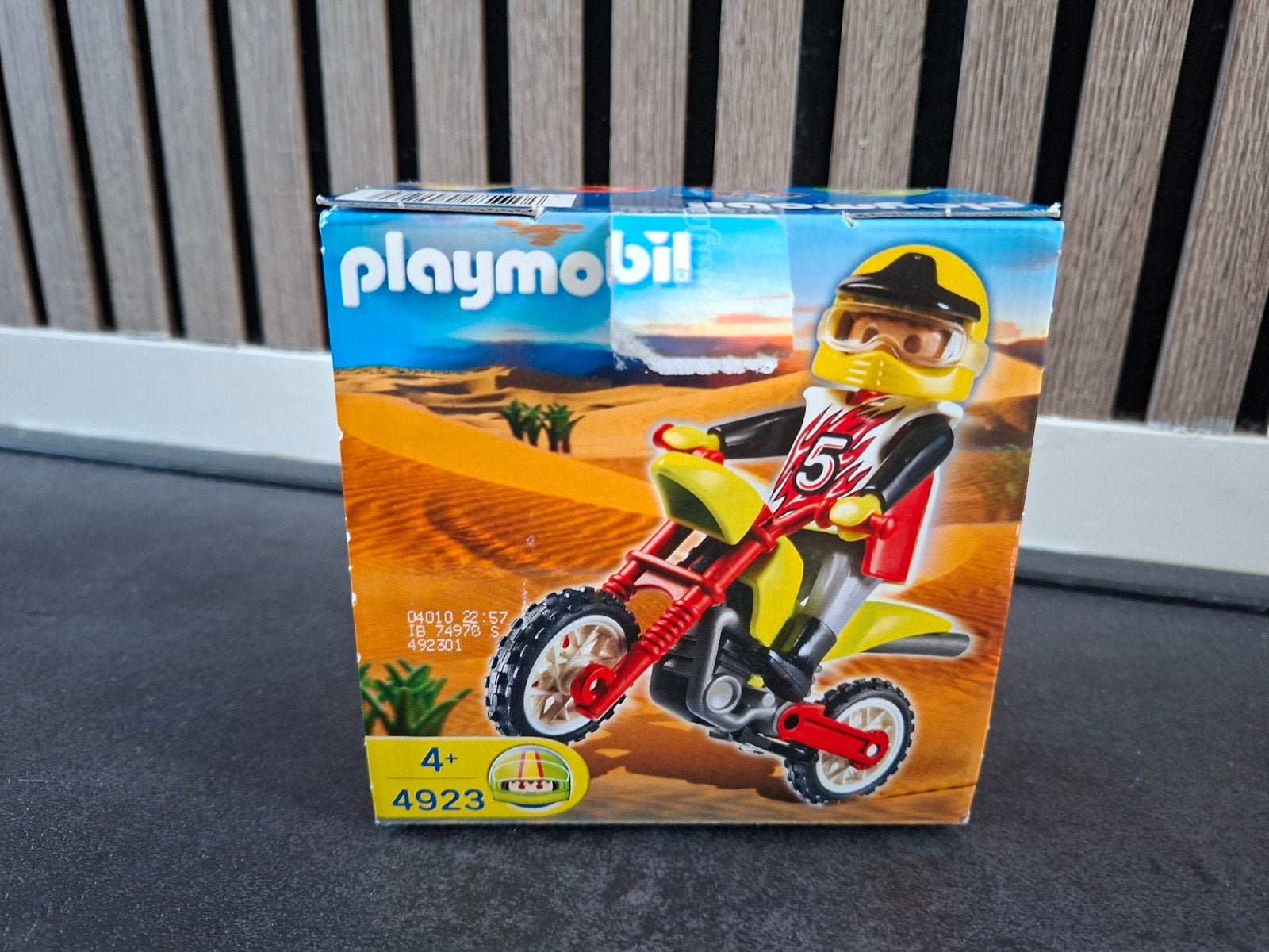 Playmobil 4923 Motor in Verrassingsei (compleet), Ophalen of Verzenden, Zo goed als nieuw, Complete set, Voertuig