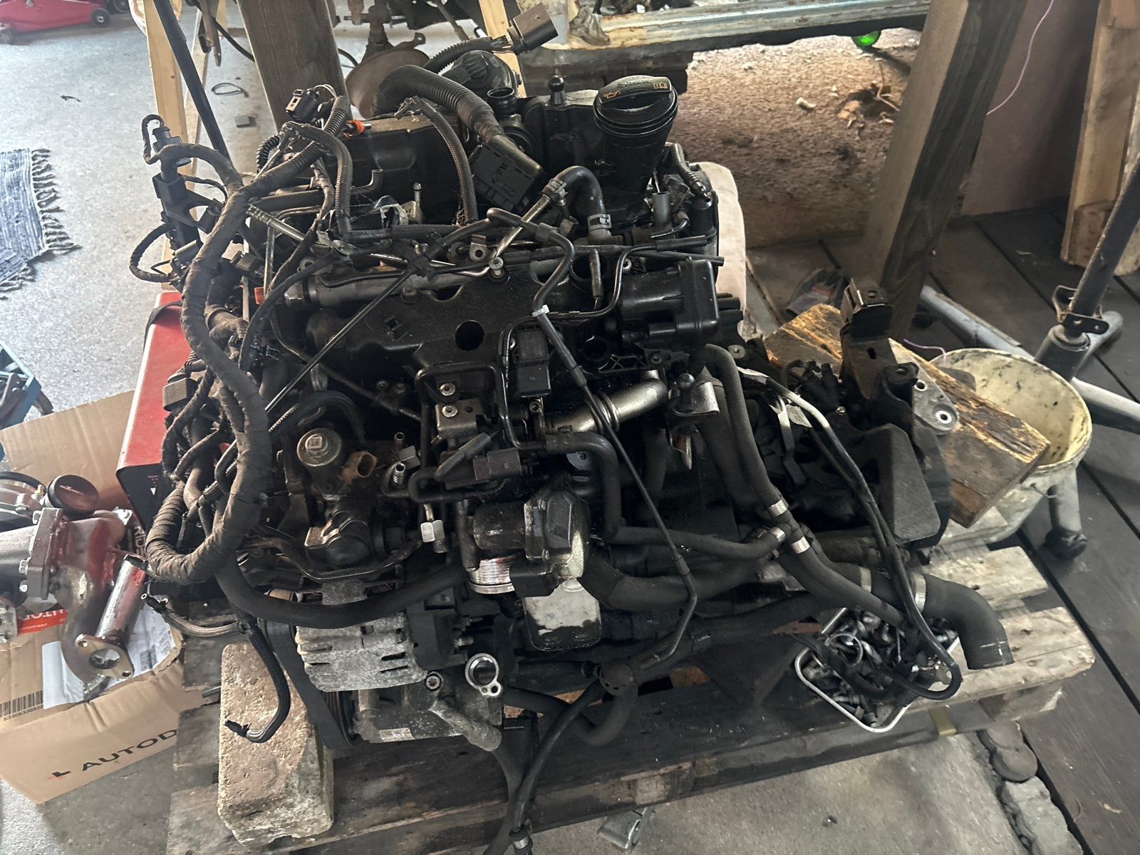 Motor met versnellingsbak VW Polo 2011, Ophalen of Verzenden, Gebruikt, Volkswagen