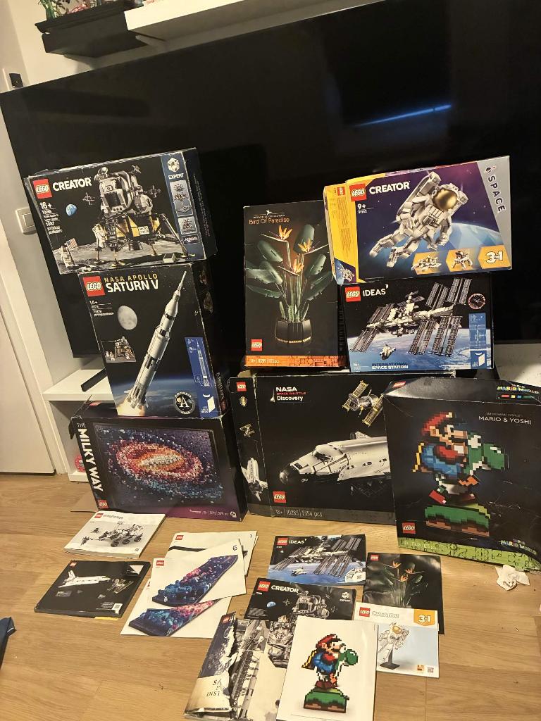 Groot partij lego (NASA / zeldzame plant / mario), Ophalen, Gebruikt, Overige thema's, Lego