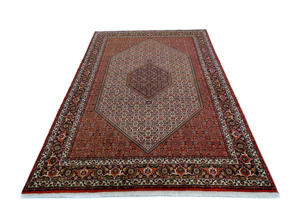 Bidjar - 293 x 197 cm - Wol op Katoen - Handgeknoopt, -, -, 150 tot 200 cm, 200 cm of meer