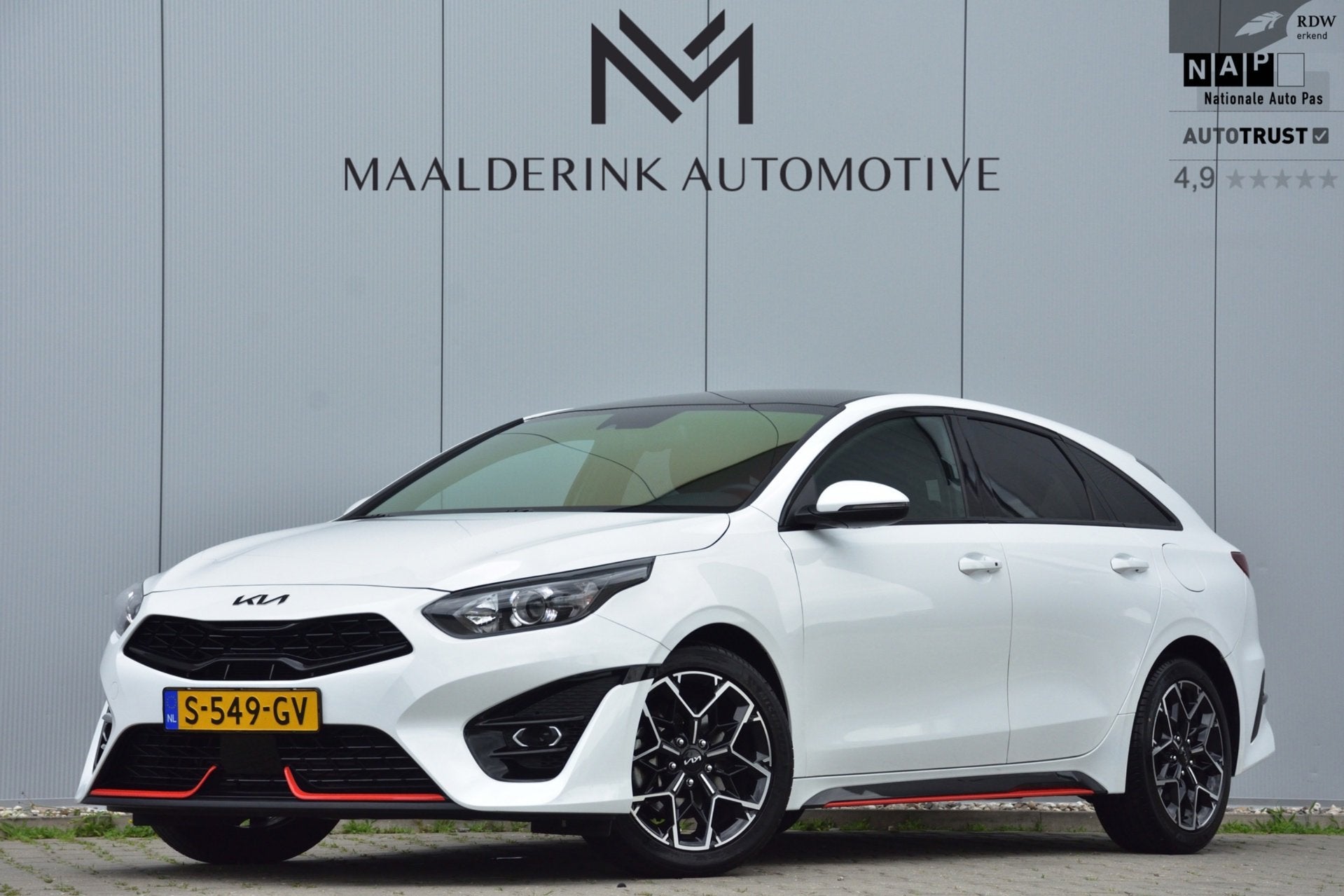 Kia ProCeed 1.5 T-GDi Automaat GT-Line Afn. Trekhaak, Navi,, Auto's, Kia, Gebruikt, 4 cilinders, 160 pk, Leder en Stof
