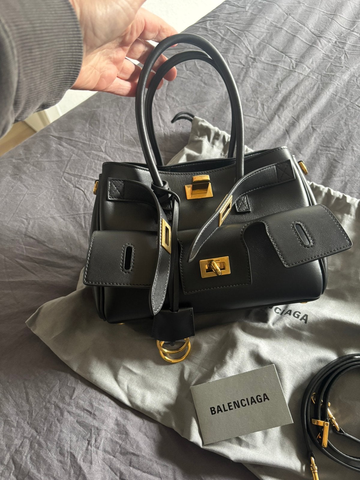 Balenciaga bel air mini, Ophalen of Verzenden, Zo goed als nieuw, Zwart, Overige typen