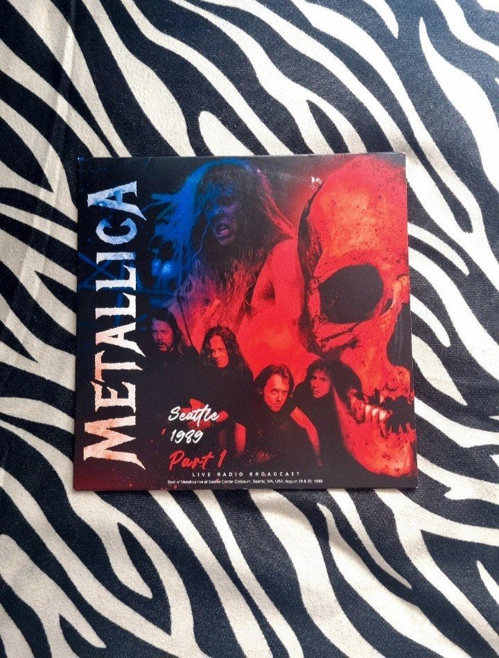 Metallica Seattle 1989 concert LP (part 1), Ophalen, Zo goed als nieuw, Overige genres, Live-album