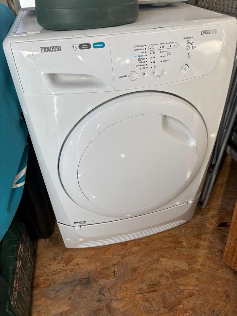 Zanussi Warmtepompdroger - Zo goed als nieuw 7 kilo, Ophalen, 6 tot 8 kg, Zo goed als nieuw, Voorlader