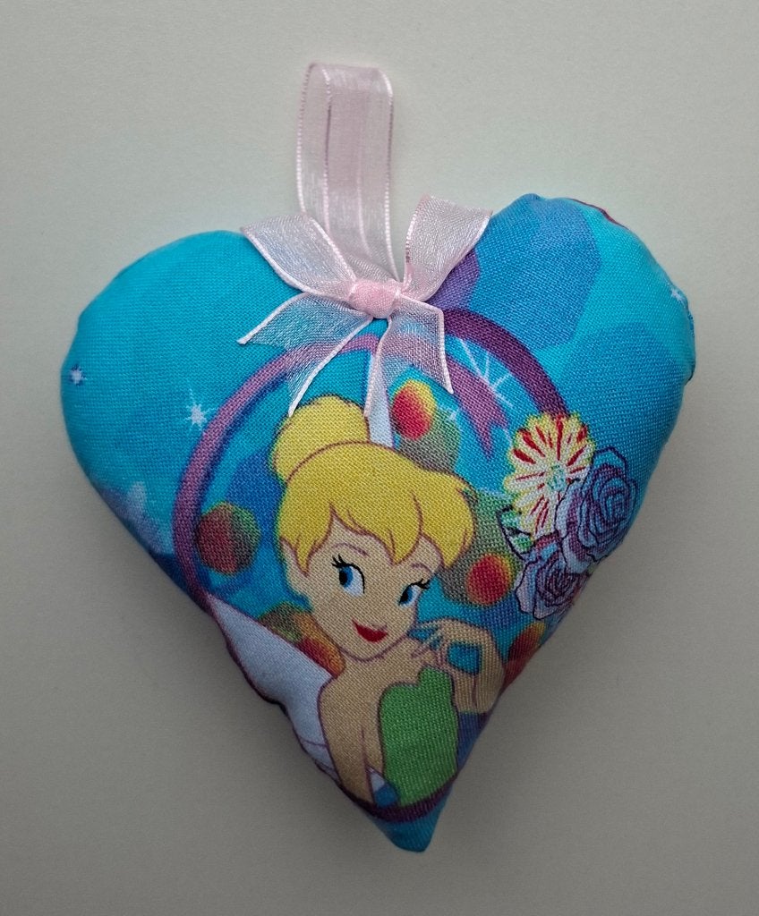 nieuw- Tinkerbell aqua hartje/ kasthanger, Ophalen of Verzenden, Nieuw, Handgemaakt, Wanddecoratie