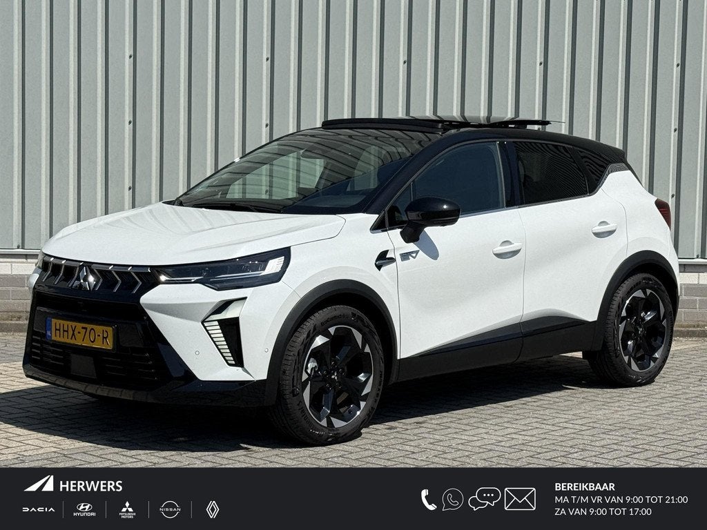 Mitsubishi ASX 1.6 HEV AT Instyle / Schuif- Kanteldak / Lede, Gebruikt, Wit, Bedrijf, Hybride Elektrisch/Benzine