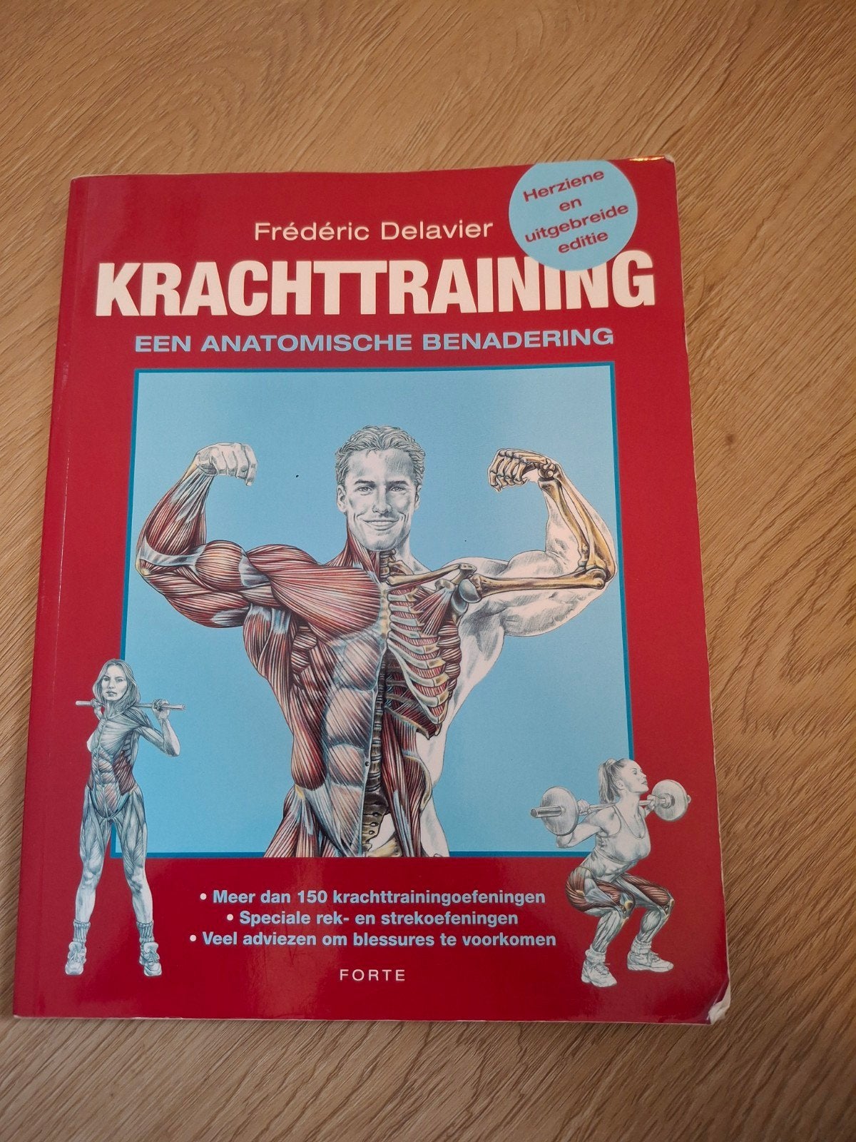 Krachttraining:  Anatomische Benadering - Frédéric Delavie, Ophalen of Verzenden, Gelezen, Frédéric Delavier, Fitness