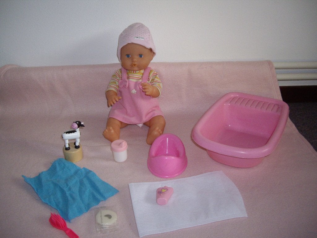 baby pop met bad en acc, Ophalen, Zo goed als nieuw, Babypop