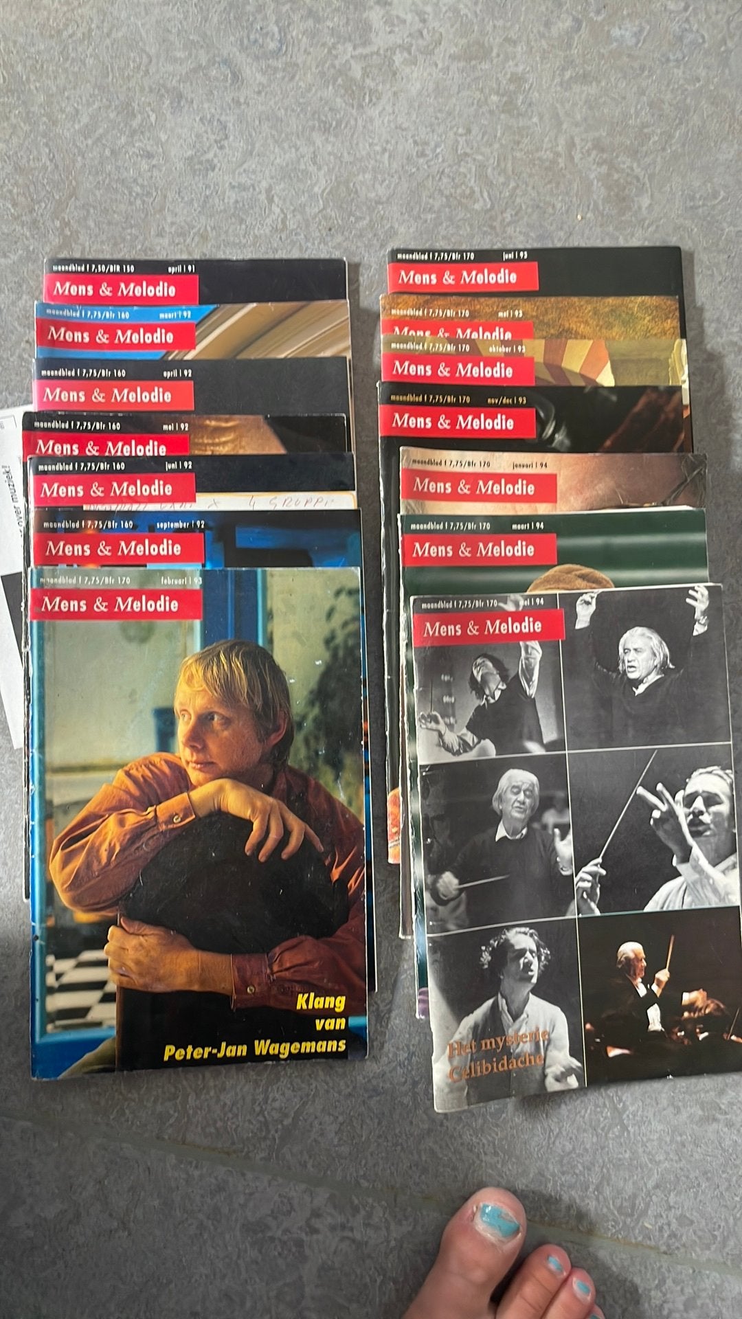 Stapel tijdschriften 'Mens en Melodie' (14 stuks, 1991-1994), Ophalen, 1980 tot heden, Nederland, Tijdschrift