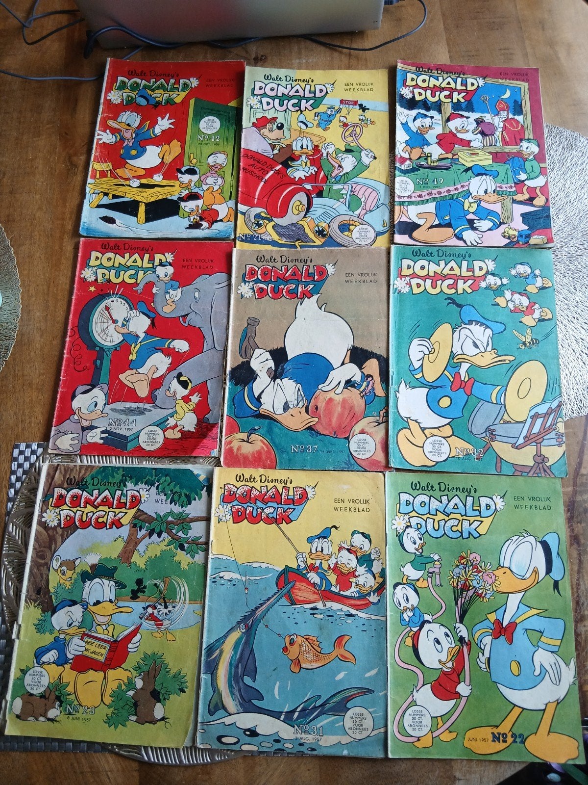 donald ducks 1956 1957, Boeken, Meerdere comics, Ophalen of Verzenden, Gelezen, Europa