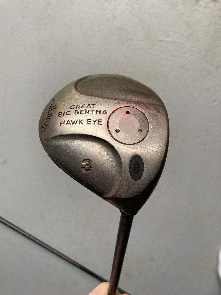 Metal Wood Hawk Eye Callaway 3 Great Big Berta, Ophalen, Gebruikt, Club, Callaway
