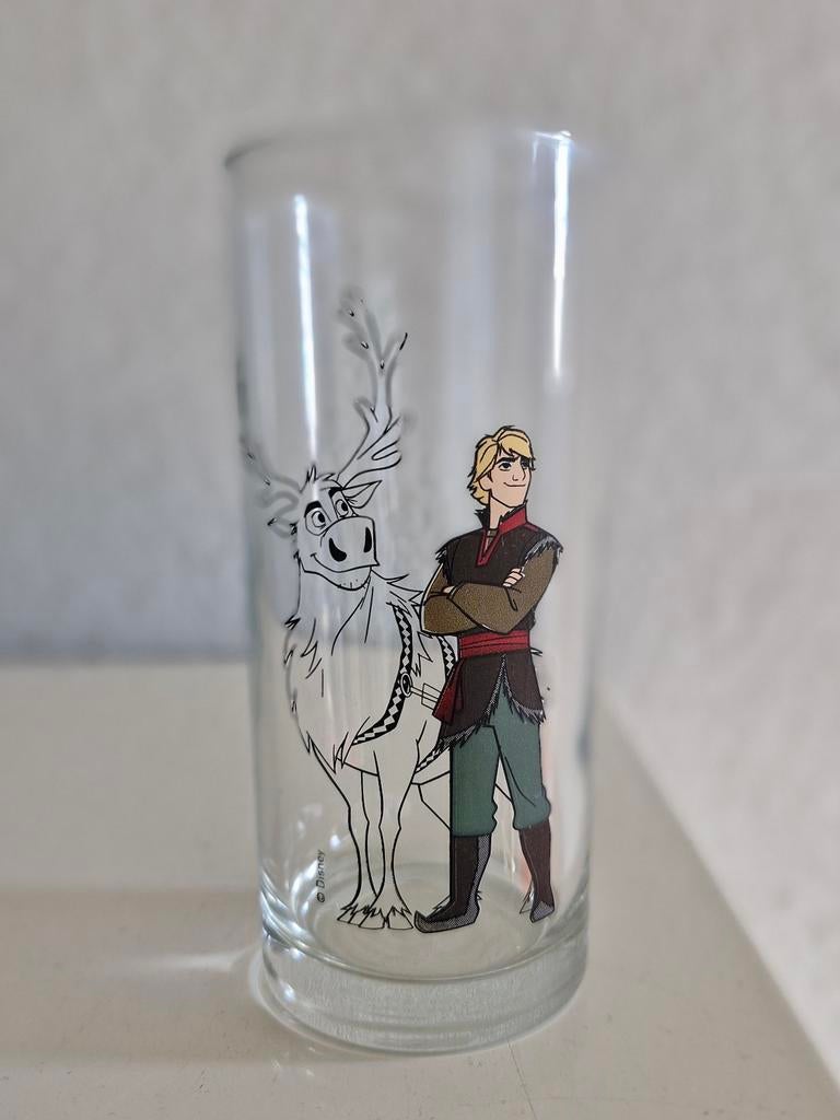Glas Frozen, Ophalen of Verzenden, Zo goed als nieuw, Frisdrankglas