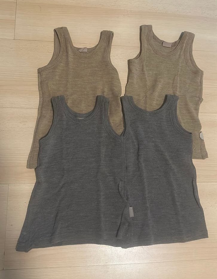 Dilling merinowol hemden 98/104, Kinderen en Baby's, Ophalen of Verzenden, Zo goed als nieuw, Jongen, Nacht- of Onderkleding
